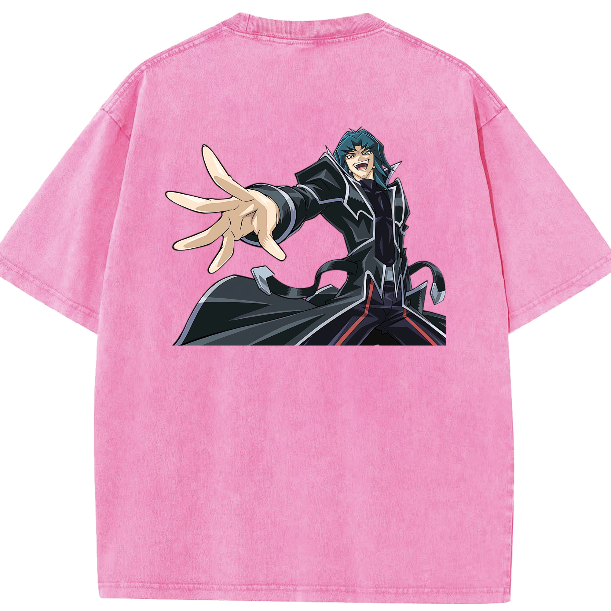 （画像用） 遊☆戯☆王 Yu-Gi-Oh! 綿100% ヴィンテージ風 半袖Tシャツ（背面プリント）